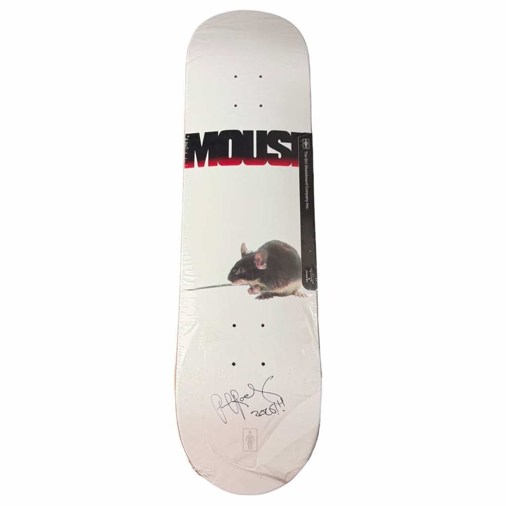 SIGNED Girl Films Mike Carroll Mouse One Off Paul Rodriguez Skateboard Deck RARE